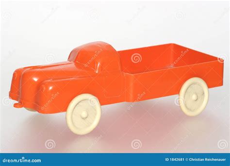 Nice Orange Plastic Toy Truck Stock Image - Image of toys, toycars: 1842681