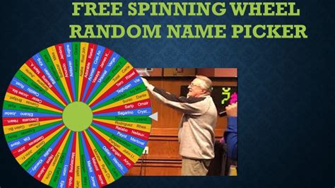 Random name picker wheel - pastorsuper