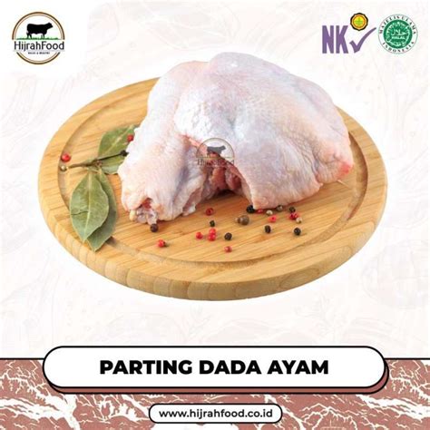 Jual Parting Dada Ayam Potong Dengan Tulang | Premium Chicken Breast 1 ...