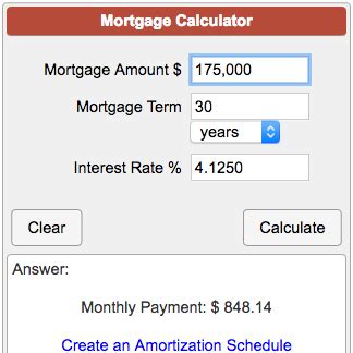 Mortgage Calculator