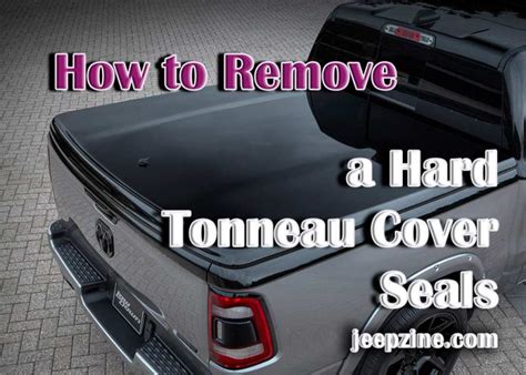 How to Remove a Hard Tonneau Cover's Seals