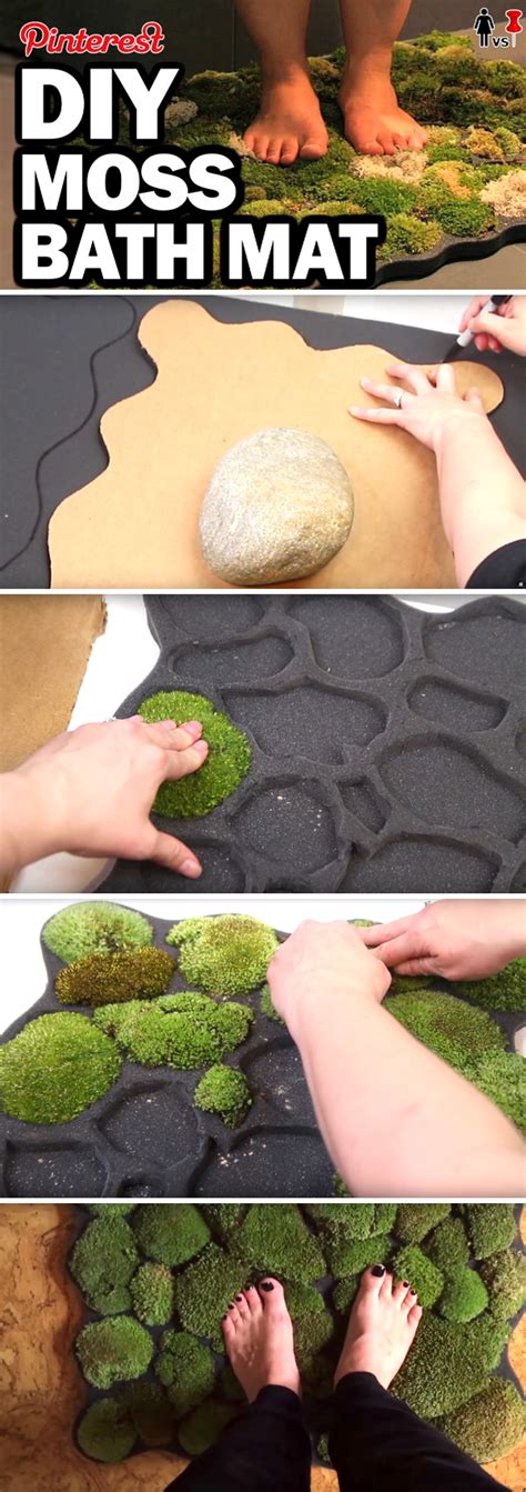 This DIY Moss Bath Mat Brings Self-Thriving Lush Greens Inside Your ...