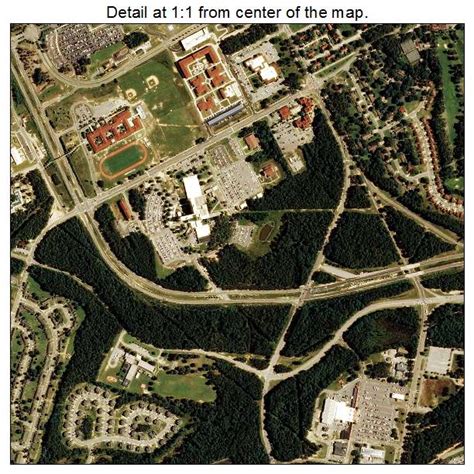 Aerial Photography Map of Fort Bragg, NC North Carolina