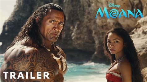 MOANA Live Action – Official Trailer (2024) Zendaya, Dwayne Johnson ...