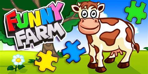 Funny Farm Animal Jigsaw Puzzle Game for Kids and Toddlers | Nintendo ...