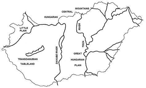 The rivers in Hungary. | Download Scientific Diagram