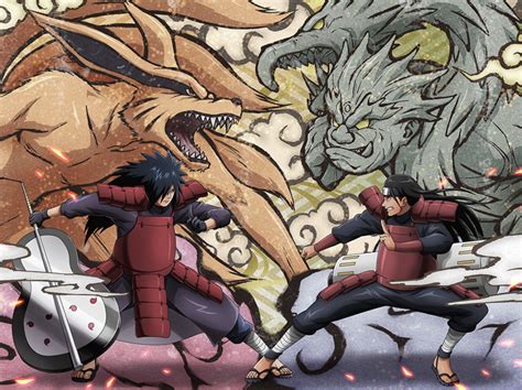 Hashirama Senju vs Madara Uchiha | Borutage by AiKawaiiChan on ...