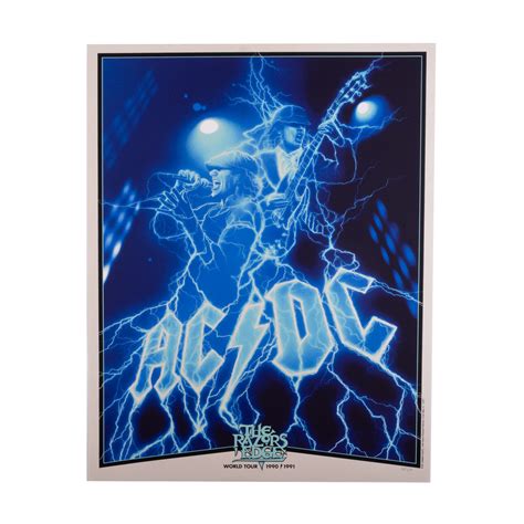 AC/DC THE RAZORS EDGE WORLD TOUR 1990/1991 OPAL EDITION | Shop the AC ...