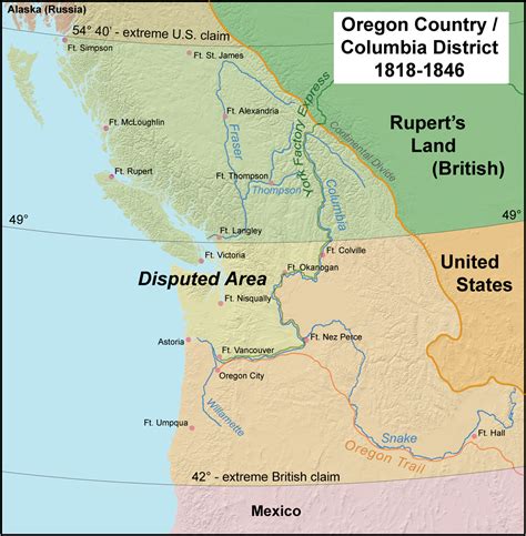 Oregon Treaty - June 15, 1846 | Important Events on June 15th in ...