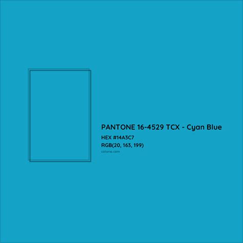 About PANTONE 16-4529 TCX - Cyan Blue Color - Color codes, similar ...