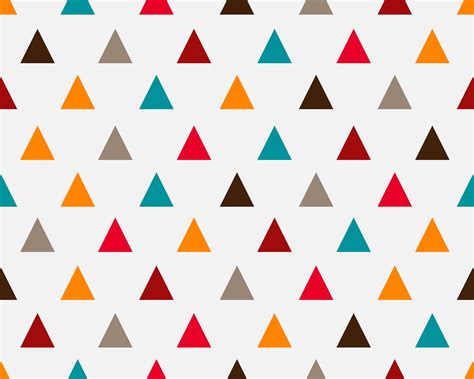 Abstract colorful geometric triangle seamless pattern background ...