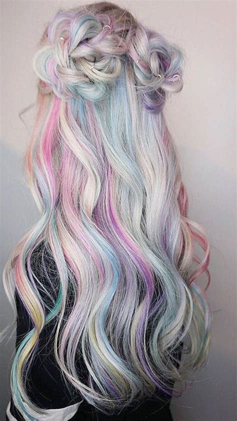 Light Pastel Rainbow Hair Inspiration For Summer | Ideas de cabello ...