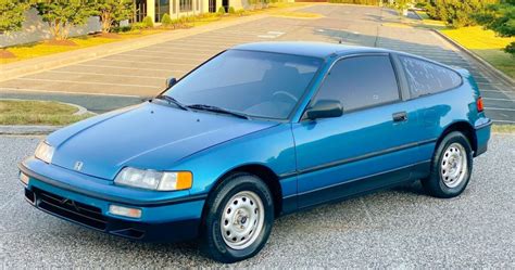 NO RESERVE 105K MILES HONDA CRX 5-SPEED HATCHBACK HATCH COUPE CIVIC DEL ...