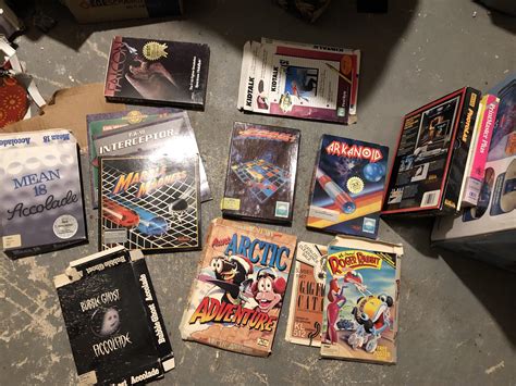 Just found my original Amiga 500 games, boxes, and manuals : r/gaming