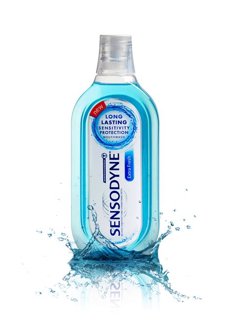 Sensodyne Mouthwash Bottle :: Behance