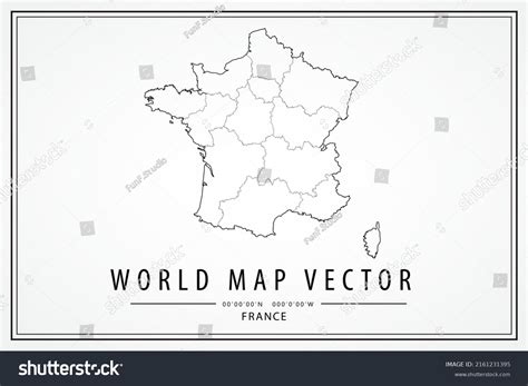 France Map World Map International Vector Stock Vector (Royalty Free ...