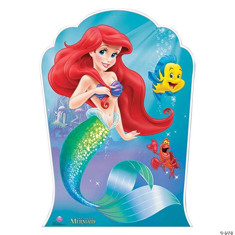 Disney’s The Little Mermaid™ Ariel & Friends Life-Size Cardboard Stand ...