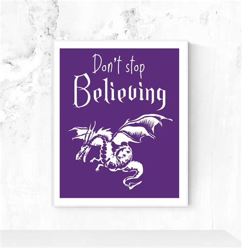 Don't Stop Believing I Believe in Dragons Dragon Gifts - Etsy