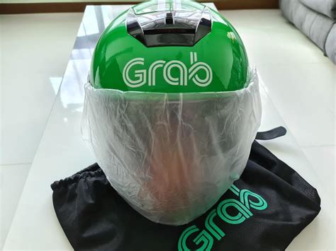 Rare Grab delivery motorcycle helmet brand new, Motorcycles, Motorcycle ...