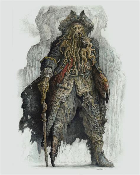 ArtCenter Gallery - Davy Jones design, "Pirates of the Carribean" by ...