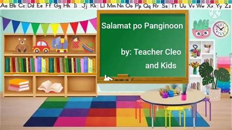 SALAMAT PO PANGINOON | Prayer for Kids | Song by: Teacher Cleo & Kids ...