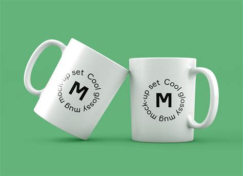 Free Twin Mug Mockup PSD - Good Mockups