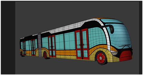 City Articulated Bus Model - TurboSquid 1419011