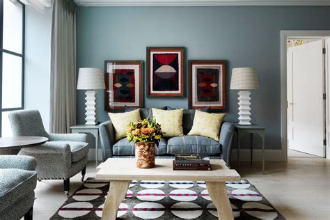 Blue, grey and gorgeous Living Room Paint Color Scheme, Modern Living ...