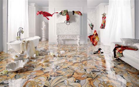 25 Beautiful Tile Flooring Ideas for Living Room, Kitchen and Bathroom ...