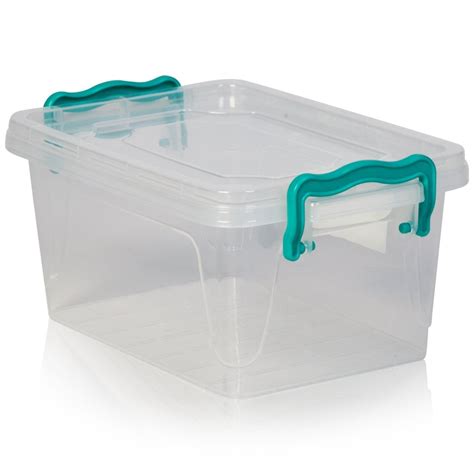 Buy 1.5lt hobbylife plastic storage box with clip on lid