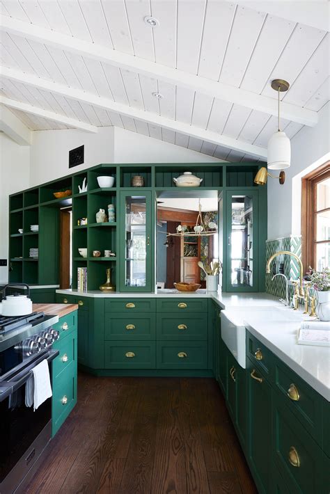 Green Kitchen With Dark Cabinets – Things In The Kitchen