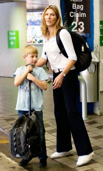 Steffi Graf and her son