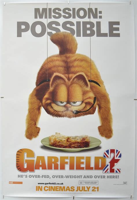 Garfield 2 (Teaser / Advance Version 3) - Original Movie Poster