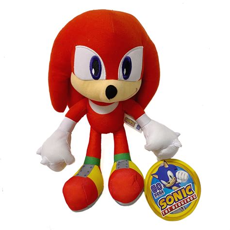 NEW Large Sonic the Hedgehog KNUCKLES Red 12" Plush Licensed Kids Toy ...