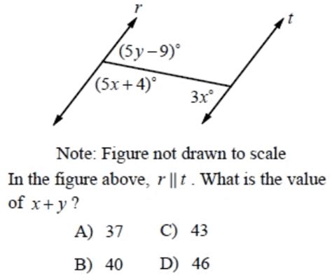 Lines and Angles Problems with Solutions for SAT