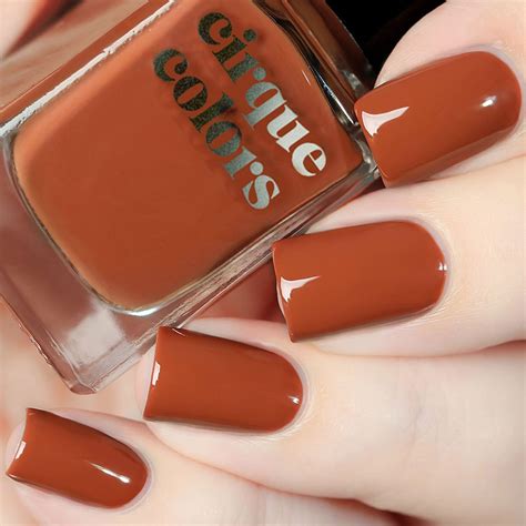 Bowery Burnt Orange Nail Polish Pumpkin Creme Nails - Etsy