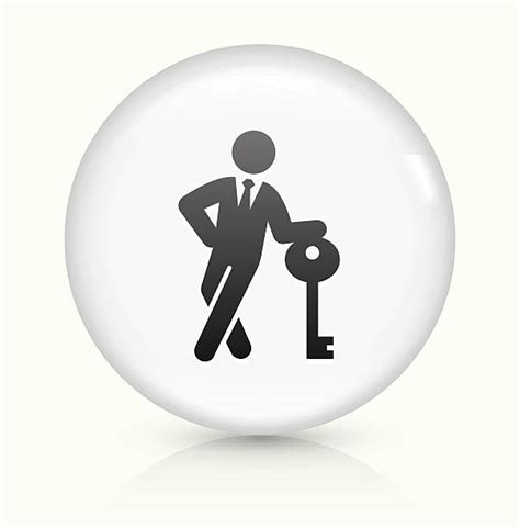 Answer Key Icon On White Round Vector Button Illustrations, Royalty ...