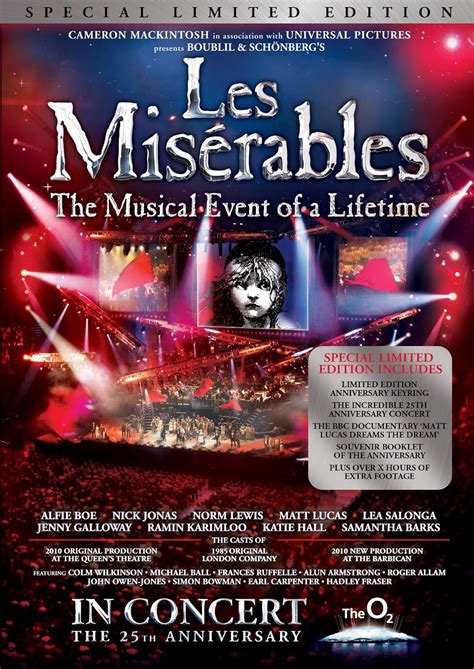 Amazon.com: Les Miserables 25th Anniversary - Special Limited Edition ...