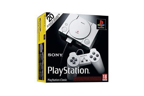 Playstation Classic Console with 20 Classic Playstation Games Pre ...