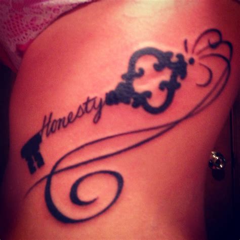 Honesty is key tattoo. This was my second tattoo | Tattoos, Heart ...