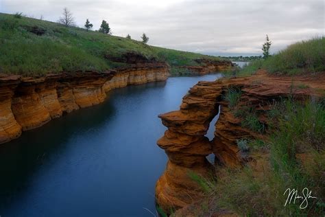 Wilson Lake Cliffs | Wilson Lake, Lucas, Kansas | Mickey Shannon ...