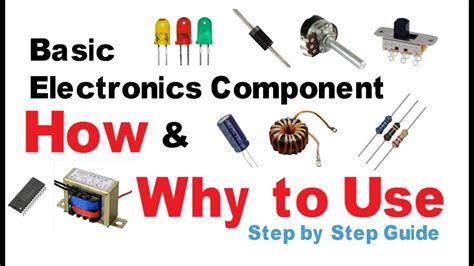 Basic Electronic components | How to and why to use electronics ...