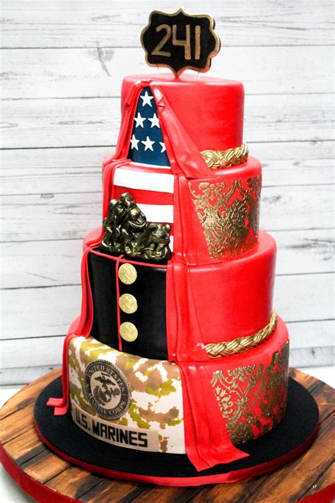 Usmc Birthday Cake - CakeCentral.com