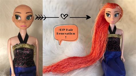 #DIY | Great Idea 💡 How to Make Doll Hair with Acrylic Thread - YouTube