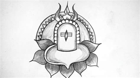 Modern Shiva Lingam Drawing - pic-tools