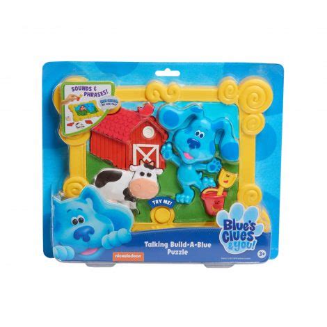 Blue’s Clues & You! Talking Build-a-Blue 9-Piece 3D Puzzle - Just Play ...