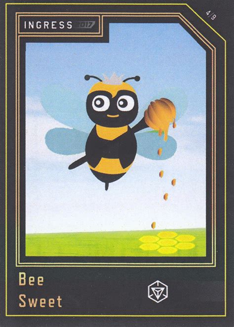 Bee Sweet - Ingress Biocards