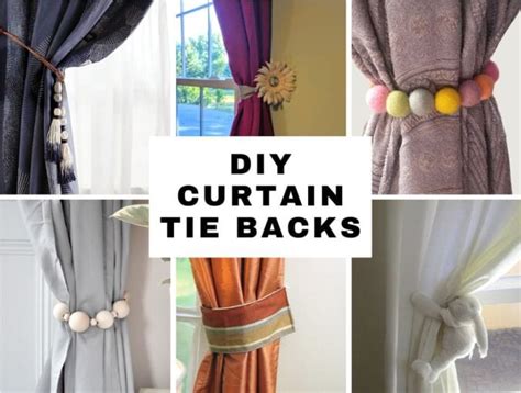 DIY Curtain Tie Backs - Unique, Functional And Decorative Ideas ⋆ Hello ...