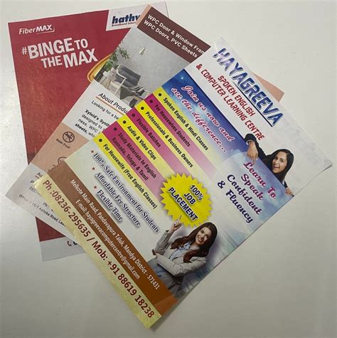 Flyer Printing Services at Rs 1/piece in Bengaluru | ID: 2850478133662