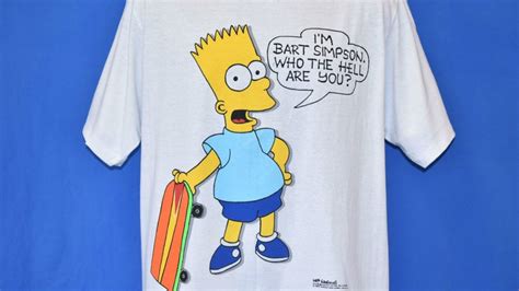 TIL that in the early 90's Bart Simpson T shirts were banned at many ...